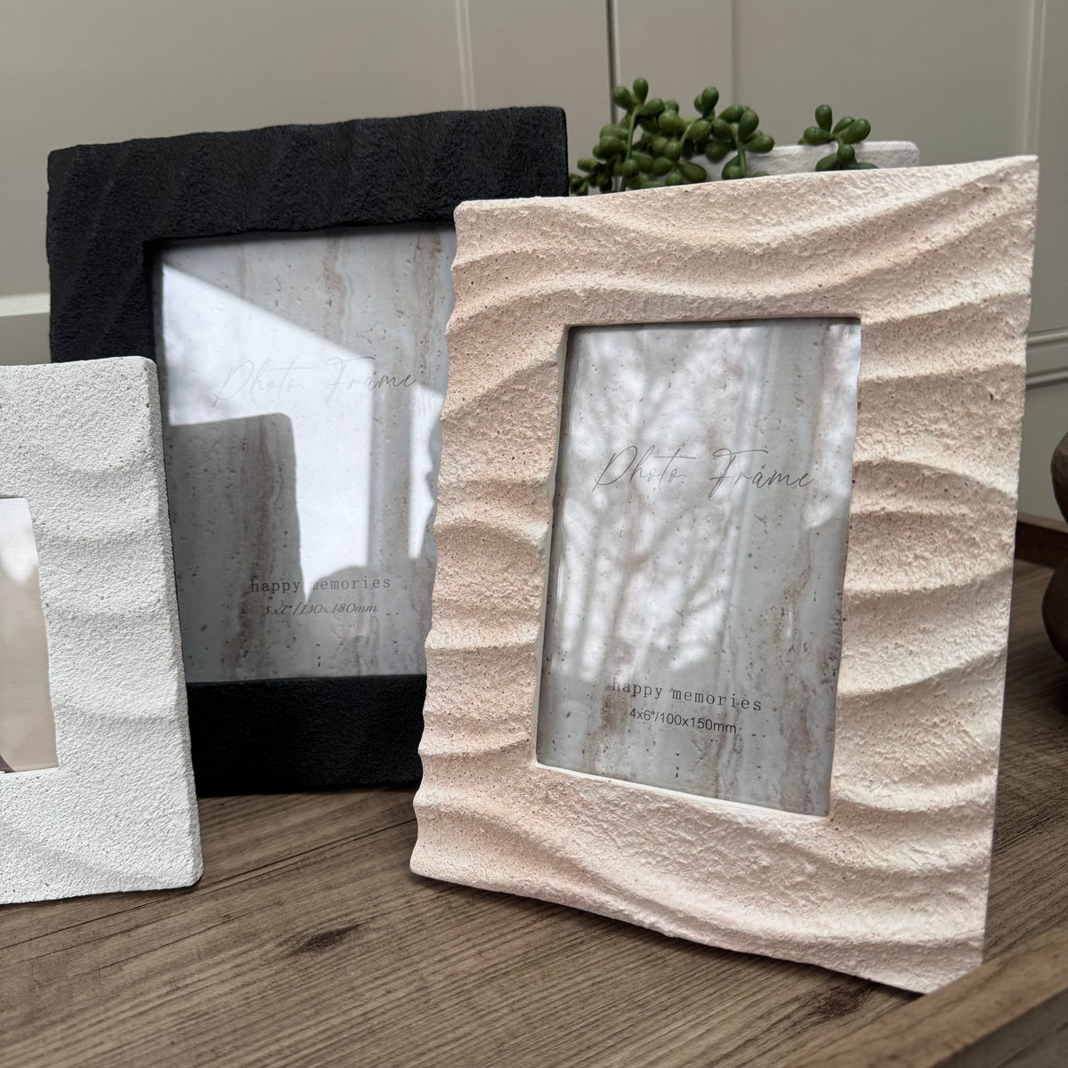 Light Tan sandy textured Photograph Frame 6x4