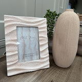 Light Tan Sandy Textured wavy Photograph Frame 6x4"