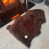 Hanlin Sheepskin Premium Large Rug - Light Chocolate