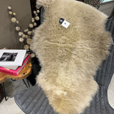 Hanlin Sheepskin Premium Large Rug - Light Chocolate