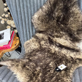 Hanlin - Pure New Wool Genuine Sheepskin
Premium Large Rug Colour - Oyster Brown Tip&nbsp;+95cm