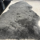 Hanlin - Pure New Wool Genuine Sheepskin
Premium Large Rug Colour - Mid Grey&nbsp; +95cm
