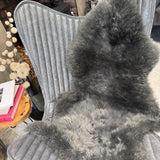 Hanlin Sheepskin Premium Large Rug - Mid Grey