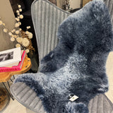 Hanlin - Pure New Wool Genuine Sheepskin
Premium Large Rug Colour - Navy with Light Tip&nbsp; +95cm