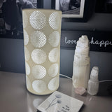 Light Glow Ceramic Lamp - Circles