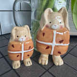 Easter Ceramic Hot Cross Bunny - 2 sizes