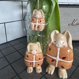 Easter Ceramic small hanging Hot Cross Bunny