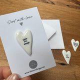 East of India Token Heart - 'Love you Always'