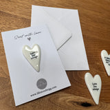 East of India Token Heart - 'Love you Always'