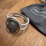 Eliza Gracious - Hinged bangle with large resin stone | 2 colours