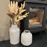 Stunning quality Faux Protea Leaf Stem H71cm - Large head made up of small florets..
Colour - Natural Apricot&nbsp;