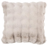 Malini Faux Soft Square Raffles Throw - Beige