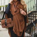 Accessories by Park Lane
Katy Wrap - Soft Acrylic Open-front Poncho with a pull-through detail
Colour - Toffee&nbsp;