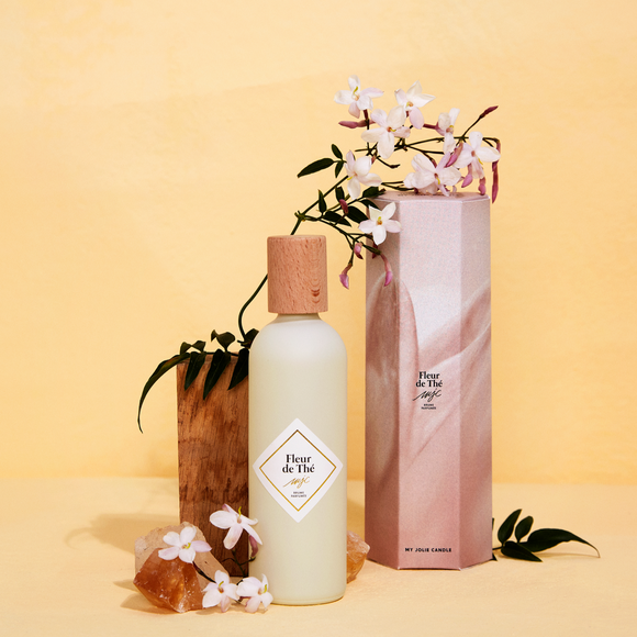 My Jolie Candle collection has collaborated with Maison Berger

My Jolie 100ml Room Spritz Spray
The Florals Family fragrance
Fragrance - Tea Flower 