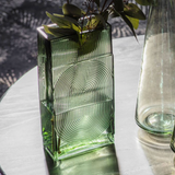 Gallery - Savaro Green Glass Vase H30.5cm