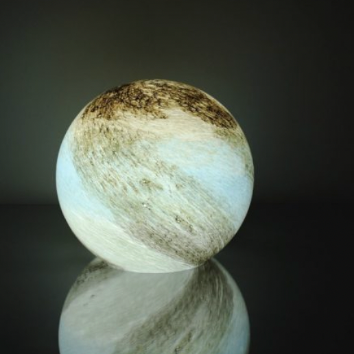 Glass Sphere Hand Blown Lamp - Sunrise