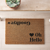 Natural Doormat - Welcome to our beautiful chaos