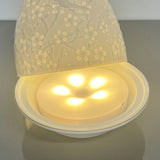 Light Glow Oval Dome T-light Holder - Swallows