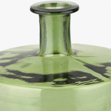 Forest Green Recycled Glass Bottle Vase H45cm