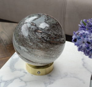 Glass Sphere Mercury Lamp - Cordless rechargeable base