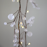 Illuminating ideas by Light Style London - quality &amp; stylish lights
Matt Crystal Blossom Clear Light Chain&nbsp; - Battery powered 100 warm white LEDs