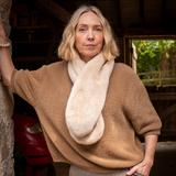 Chalk - Mai a classic knit with a modern, relaxed feel super soft yarn
Colour - Dark Tan

NEW AW25