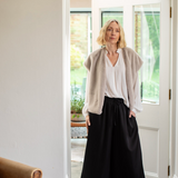 Chalk - Claire Faux Fur Gilet | Glacier