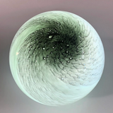 Glass Sphere Hand Blown Lamp - Sage Green