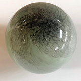 Glass Sphere Hand Blown Lamp - Sage Green