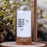 Attic Creations - giftings life's precious moments since 2010;



Message in a Bottle Sterling Silver Earrings handmade in Devon
Style - Silver diamond cut pattern hear stud earrings
Quote on the card - 'love you forever and always'