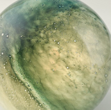 Glass Sphere Hand Blown Smart Lamp - Sea Moss