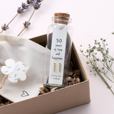 Message In A Bottle Bar Earrings - 50th Birthday