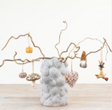 Neutral Pumpkin Flower Vase H24.5cm