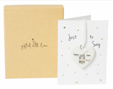 Gift card with mini heart - Friends Forever
