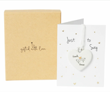 Gift card with mini heart - Friends Forever
