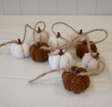 Pumpkin sherpa Garland L150cm