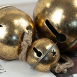 Antique Gold metal Hanging Bell - 3 sizes