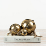 Antique Gold metal Hanging Bell - 3 sizes