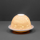 Light Glow - Home; supply the best designs &amp; the highest quality products
White Ceramic&nbsp;Lithophane Dome H8cm T-Light Candle Holder&nbsp;
Design &amp; quote 'You've got a Friend in me'
