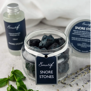 CorinCraft Gift Set - Snore Stones with Refresher Oil