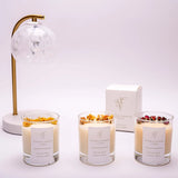 Glass Candle Lamp Warmer - White Confetti  *PRE ORDER*