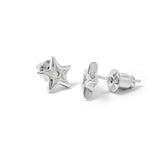 Life Charm Earrings - Silver sparkling dainty Star Studs
