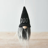 Halloween 12cm Hanging Black & White Gonk with 'Boo' on the hat