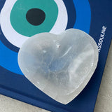 Crystal Selenite Cleansing Heart Bowl