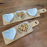 Wooden Serving Board with Star Dishes - 2 sizes