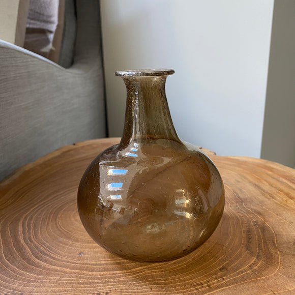 Biba Small Brown Glass Bottle Vases - 1 style