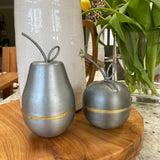 Retreat-Home Galvanised Apples H9cm and Pears H13cm 23AW135