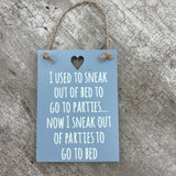 Fun Mini Hanging Signs - Getting Older Quotes