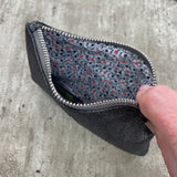 Large Star Coin Purse - Black Silver