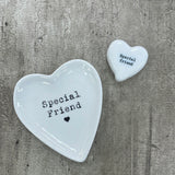 Ceramic Heart Trinket Dish - Special Friend